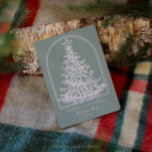 Modern Christmas Tree Sketch Arch Non Photo Holiday Card<br><div class="desc">Spread holiday cheer with this modern Christmas tree drawn, non-photo Christmas card. This elegantly simple Holiday card is the perfect way to send your season's greetings. Easily to personalise the greeting and edit the fonts to your liking. This minimalist custom Christmas card is charming way to remind your friends and...</div>