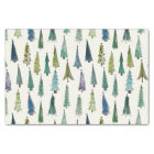 Modern Christmas Trees Illustrated Pattern