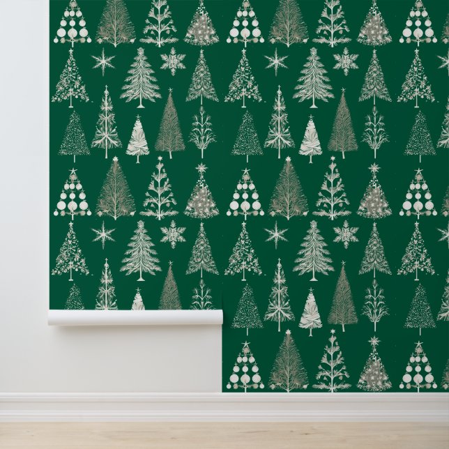 Modern Christmas trees Wallpaper (Application)