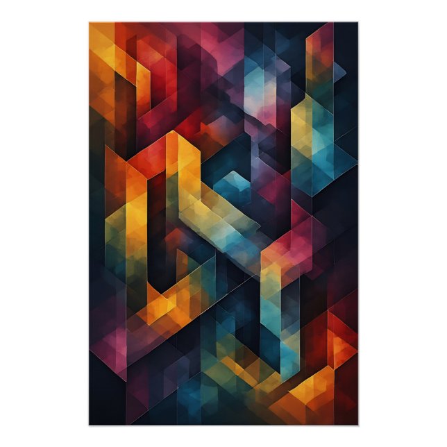 Modern Chromatic Dance Poster (Front)