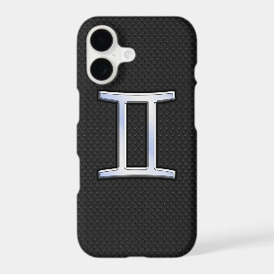 Modern Chrome Like Gemini Zodiac Sign