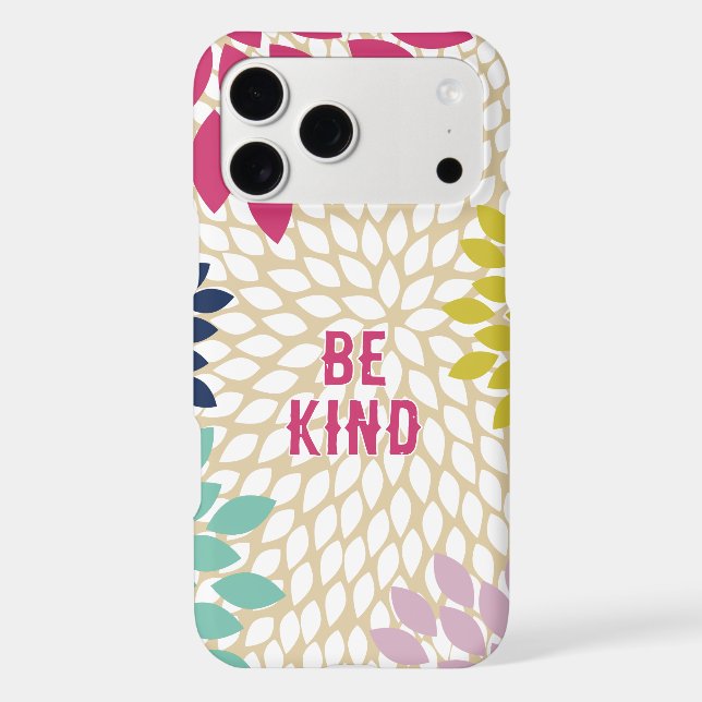 Modern Chrysanthemum Personalised iPhone (Back)