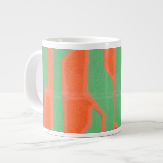 Modern Circuit I Large Coffee Mug (Front Left)