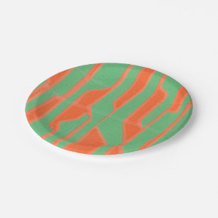 Modern Circuit I Paper Plate