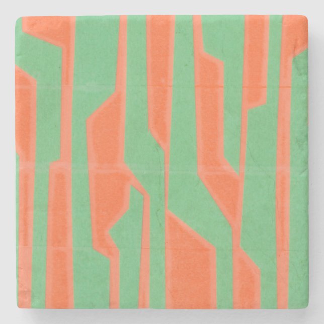 Modern Circuit I Stone Coaster (Front)