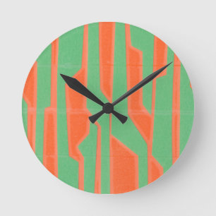 Modern Circuit Round Clock