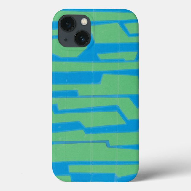 Modern Circuit V Case-Mate iPhone Case (Back)