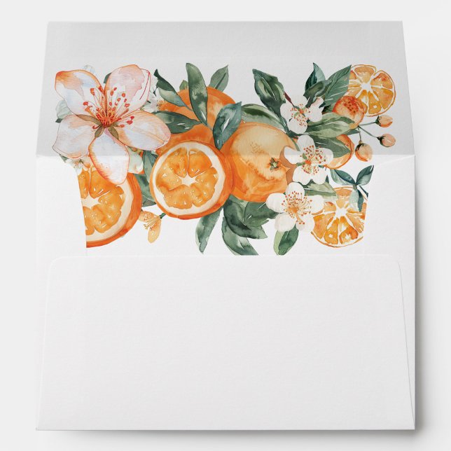 Modern Citrus Themed Matching Envelopes (Creator Uploaded)