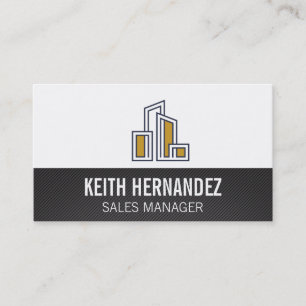 Modern City Building Logo Business Card