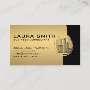 Modern City Building Logo Business Card