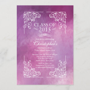 Modern Class of 2015 Graduation Party Invitation