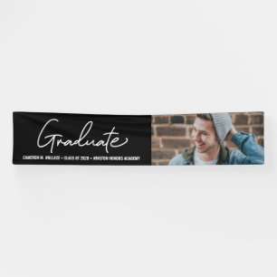Modern Class of 2024 Graduate Photo Graduation Banner