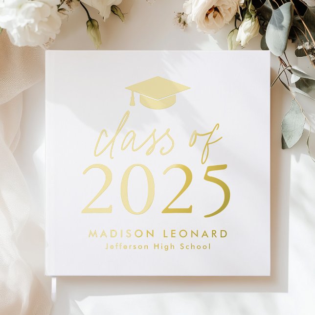 Modern Class of 2025 Graduation Guest Book (Creator Uploaded)