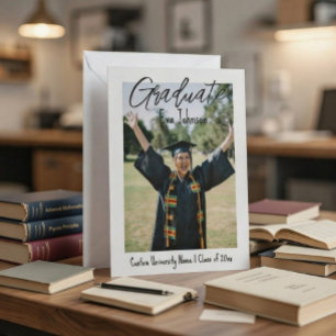 Modern Class of 2026 Graduation Announcement