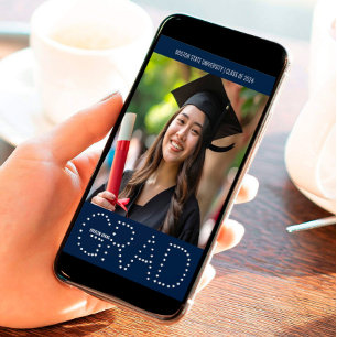 Modern Class of 2026 Photo Graduation Announcement