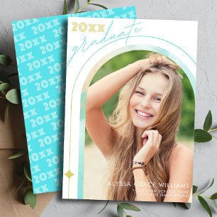 Modern Class of High School Graduate Photo Arch Announcement