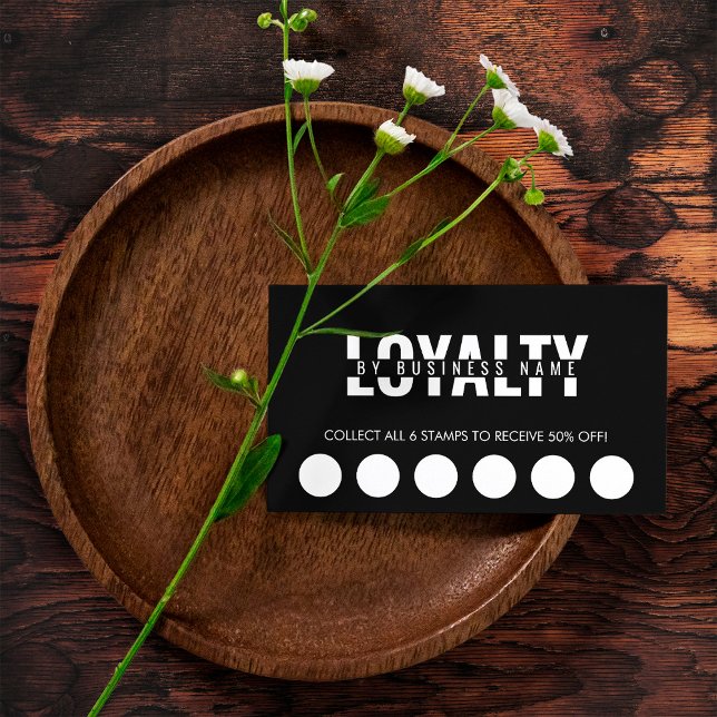 Modern Classic Beauty Spa Script Loyalty Card (Creator Uploaded)