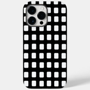 Modern Classic Black and White Squares Case-Mate iPhone 14 Pro Max Case