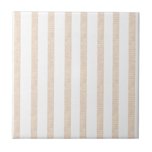 Modern Classic Ceramic Tile Beige Stripe Vertical