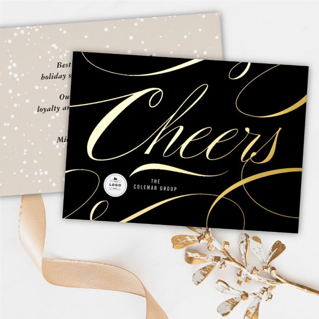 Modern Classic Cheers Calligraphy Elegant Business (Creator Uploaded)