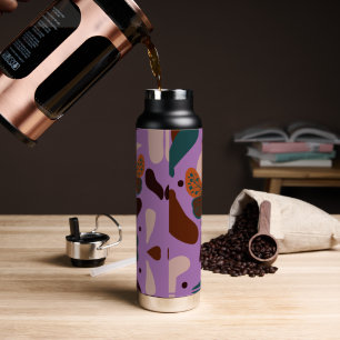 Modern Classic Elegant Rustic Boho  Water Bottle
