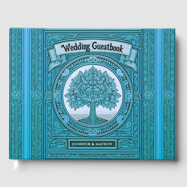 Modern Classic  Guest Book (Front)