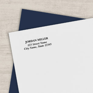 Modern Classic Home Address Self-inking Stamp