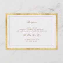Modern Classic Pearl Gold Elevated Wedding Details