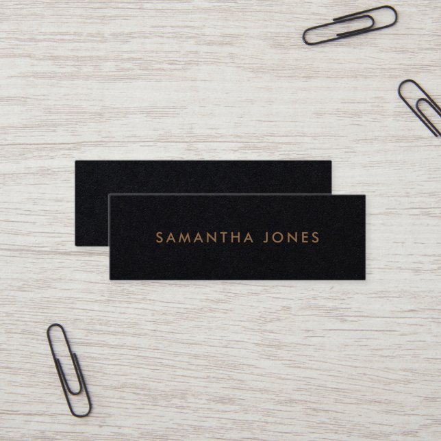 Modern Classic Personalized Mini Business Card (Front/Back In Situ)
