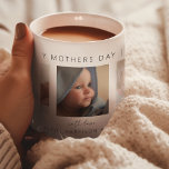 Modern Classic Photo Collage Coffee Mug<br><div class="desc">Looking for the perfect Mother's Day gift? Look no further! Show the special moms in your life how much they mean to you with a personalised coffee mug. Choose three of your most cherished photos to adorn the mug and for an extra special touch, personalise it with your children's names....</div>