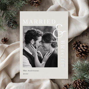 Modern Classic Silver Foil Married and Bright