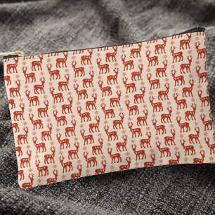 Modern Classic Simple Retro Deer Pattern Accessory Pouch