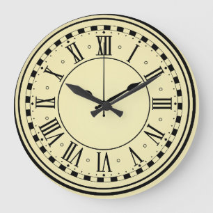 Modern Classic Wall Large Clock