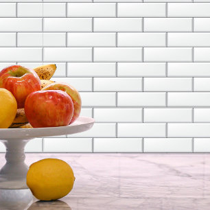 Modern Classic White Subway Tile Peel & Stick Wallpaper