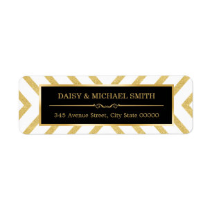 Modern Classy Gold Glitter Stripes Pattern