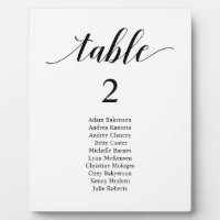 Modern Classy Wedding Dinner Place Setting Chart