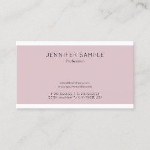 Modern Clean Design Template Elegant Beautiful Business Card