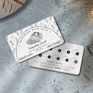 Modern Clean Homemade Sourdough Loyalty Card