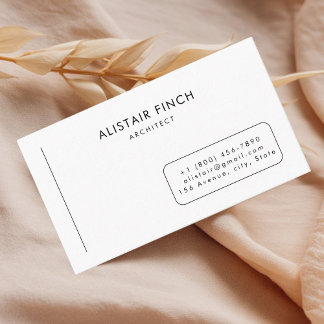 Modern Clean Minimal Business Card Template