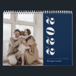 modern clean simple stylish typography family calendar<br><div class="desc">Modern clean simple stylish typography family personalised Calendar. Available in Black and white,  navy blue & dusty rose.</div>