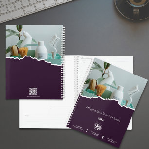 Modern Cleaner Purple Promotional Planner