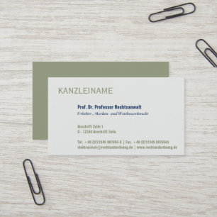 Modern clear professional use  business card