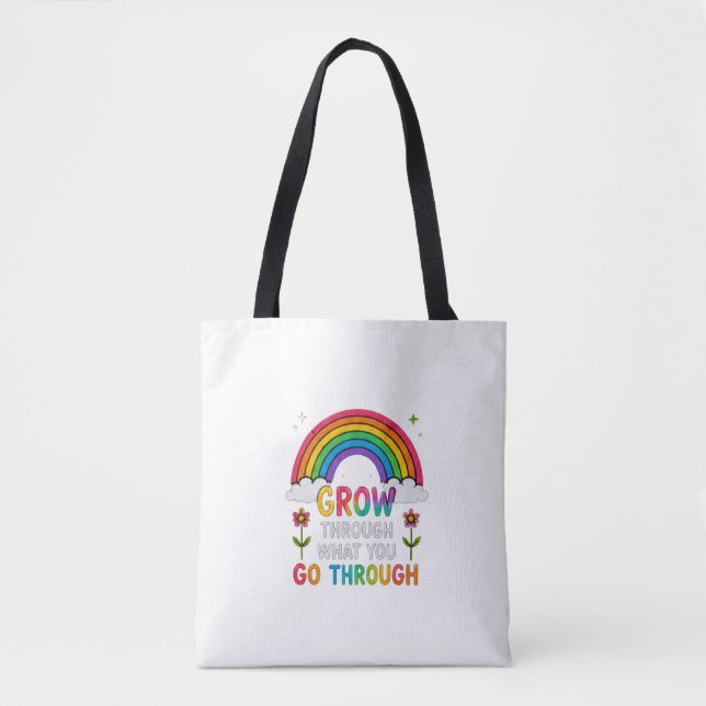 Modern Clear Stadium Backpack - Venue Approved Tote Bag (Front)
