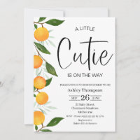 Modern Clementine Little Cutie Baby Shower