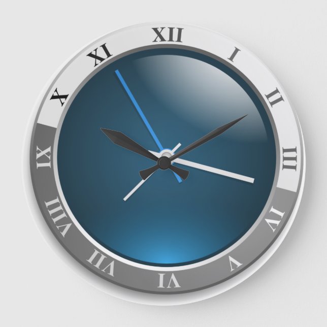 modern clock, clocks for wall, industrial clock (Front)