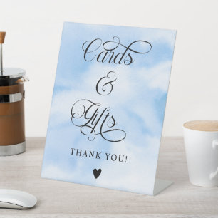 Modern Cloud Nine Bridal Shower Cards & Gifts Sign