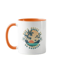 Modern coastal beach Mum cute quote