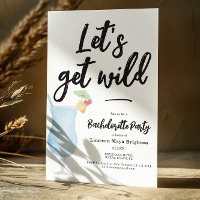 Modern Cocktail Glass Bachelorette Party