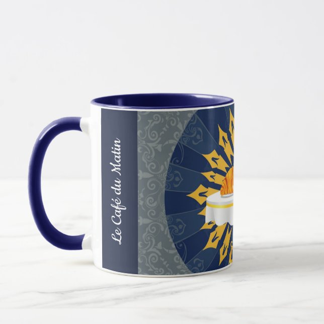 Modern Coffee Bar Deco Aesthetic Personalised Mug (Left)