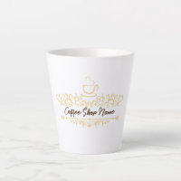 Modern Coffee cafe shop welcome  Personalise name